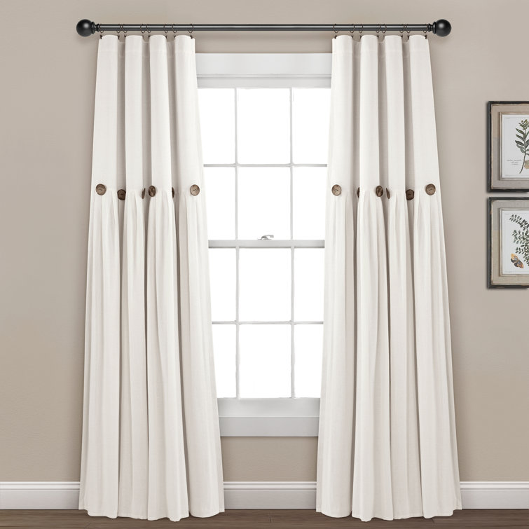 Gracie Oaks Tivona Cotton Blend Blackout Curtain Panel & Reviews